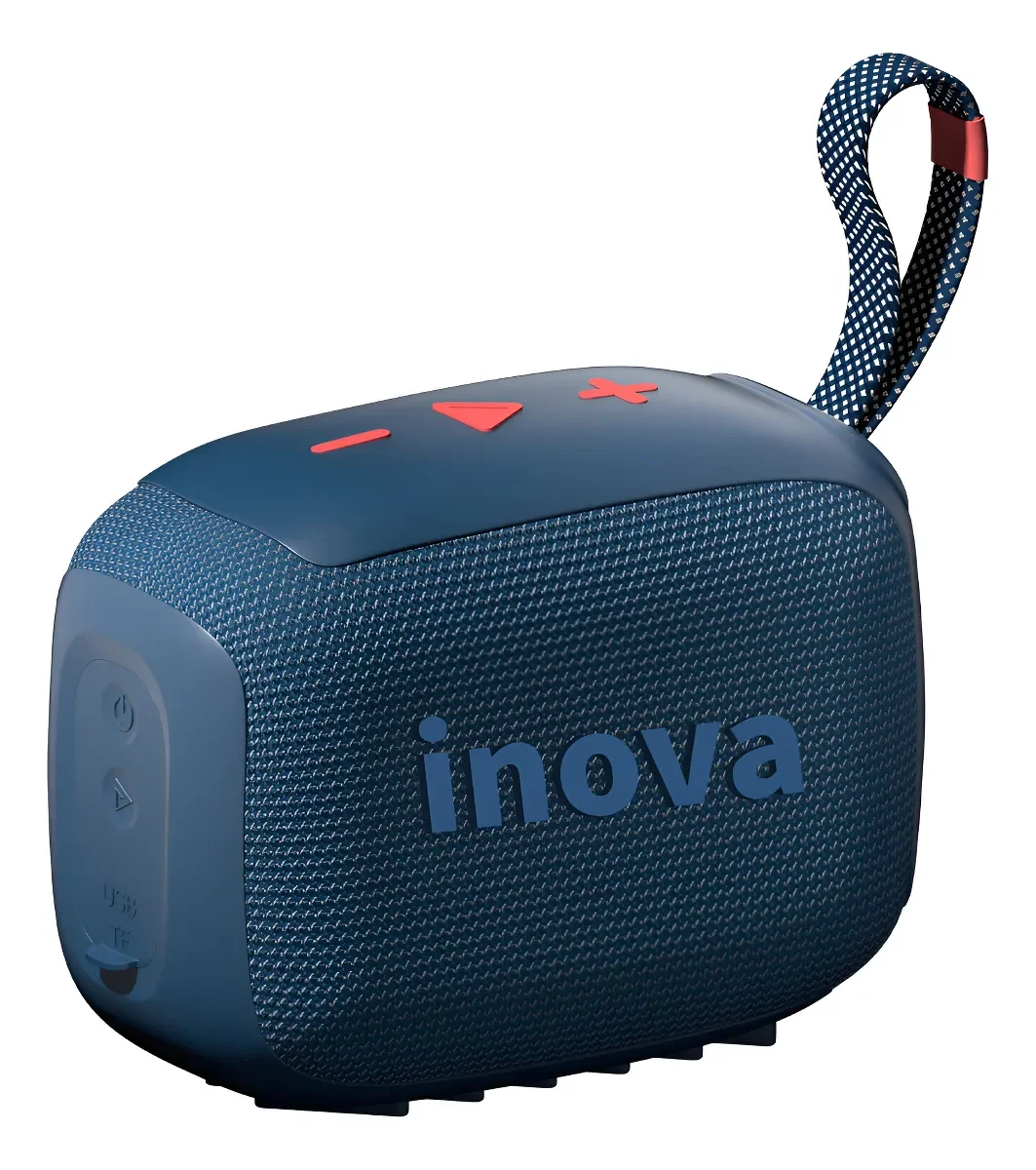 Caixa Som Bluetooth Tws Grave Potente Portátil Com Radio 15h Azul Marinho