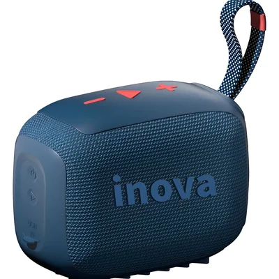 Caixa Som Bluetooth Tws Grave Potente Portátil Com Radio 15h Azul Marinho