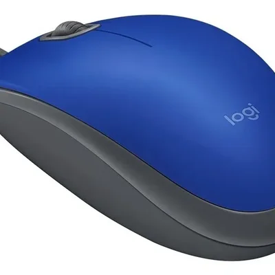 Mouse Com Fio Usb Logitech M110 Com Clique Silencioso - Azul, Pequeno