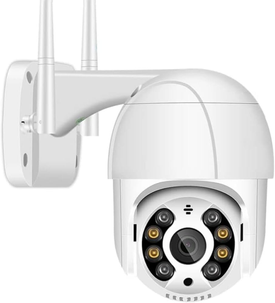 Câmera De Vigilância Externa Ip Prova Dágua Infravermelho E Conexão Wi-fi Para Segurança