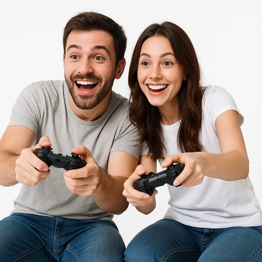 Imagem 2 de 5 do produto Video Game Retro 4k Para Tv Entrada HDMI 2 Controles Sem Fio 10 K Jogos