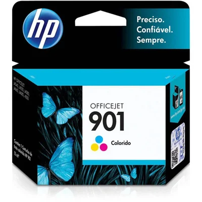 Cartucho De Tinta Hp 901 Cc656ab Colorido Officejet J4660, J4500, J4540, J4550, J4580, J4680 |