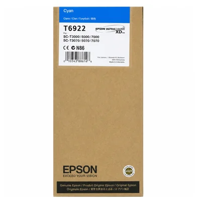 Cartucho Epson T6922 T6942 Sure Color Azul T7270, T7000, T5270, T5000, T3270, T3000 | 110ml
