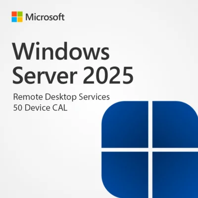 50 Device CAL Remote Desktop Services  2025 – Licenças RDS para Microsoft Windows Server 2025