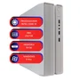 Computador Multipc Slimdesk Branco i5 16gb SSD 240GB Win11