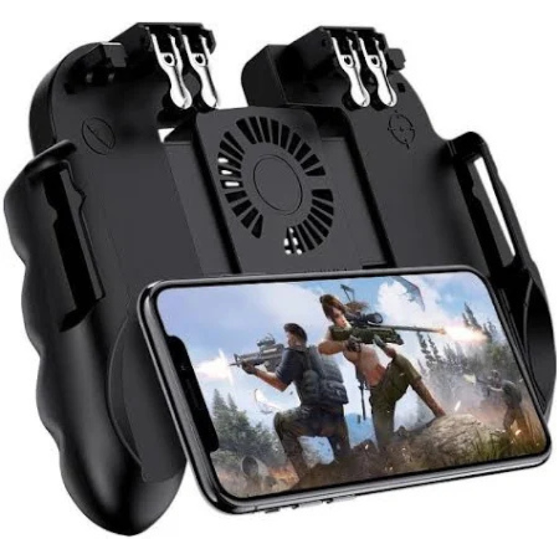 Controle H9 L1 L2 / R1 R2 Com Cooler Sem Bateria Compativel Com Android/ios Free Fire Pubg Choifoo