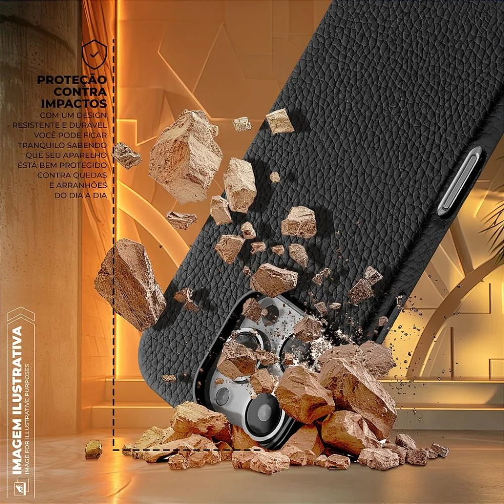 Imagem 3 de 5 do produto Capa Para Iphone Air - Magsafe Techcouro - Preta - Gshield