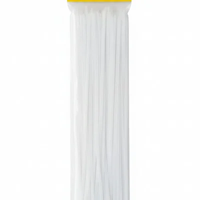 Abraçadeira De Nylon Forte E Resistente A Altas E Baixas Temperaturas 3,6mmx30cm 100 Unidades Na Cor Branca