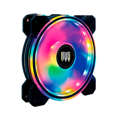 Ventoinha LED Fan RGB Cooler Para Gabinete Super Silencioso