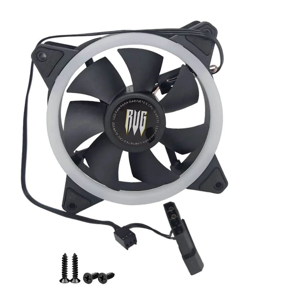 Ventoinha LED Fan RGB Cooler Para Gabinete Super Silencioso 6