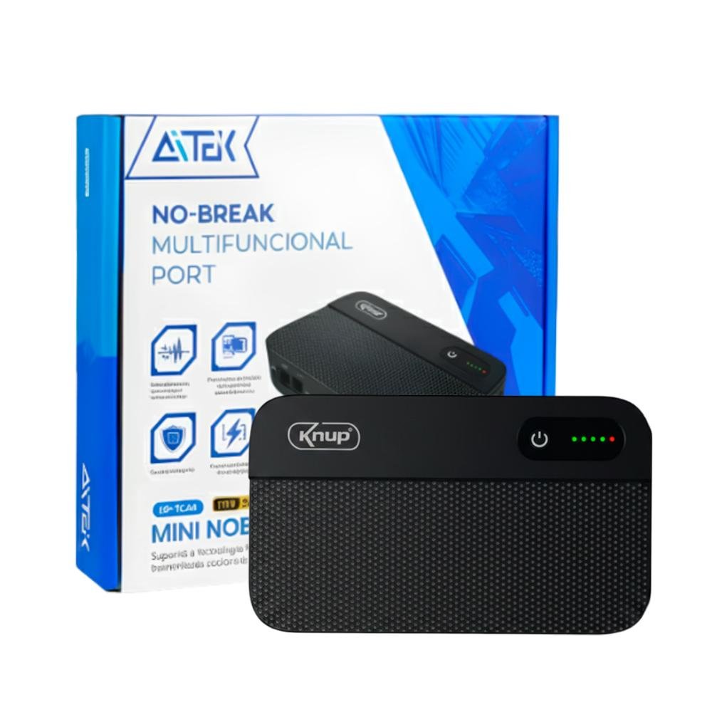Mini Nobreak Dc 18w Bivolt Saídas 5v/9v/12v/24v Proteção Sobrecarga
