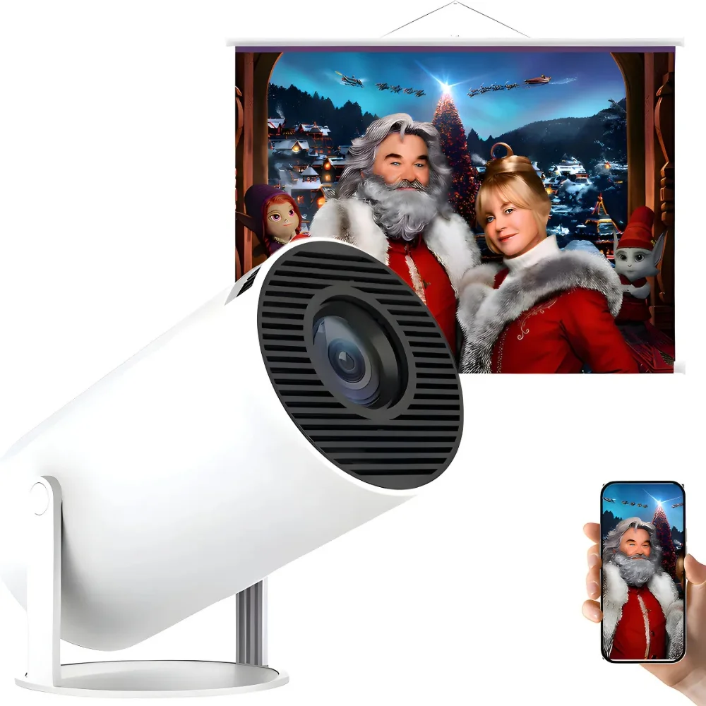 Imagem 2 de 5 do produto Projetor 4k Portátil Wifi Android Smart Tv 40-130" LED