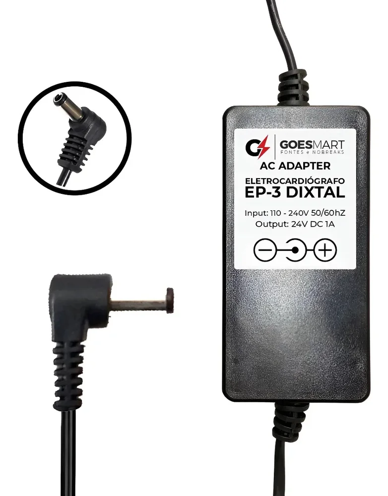 Imagem 3 de 4 do produto Fonte Para Eletrocardiografo Ep-3 Dixtal 24v Dc 1a