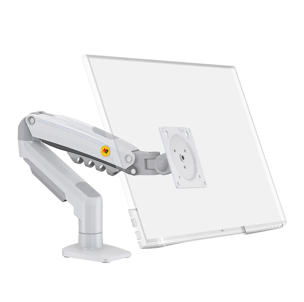 Imagem 1 de 5 do produto Suporte P/ Monitor Articulado C/ Pistão A Gás 17" A 30" F80-xe Nb Cor:branco
