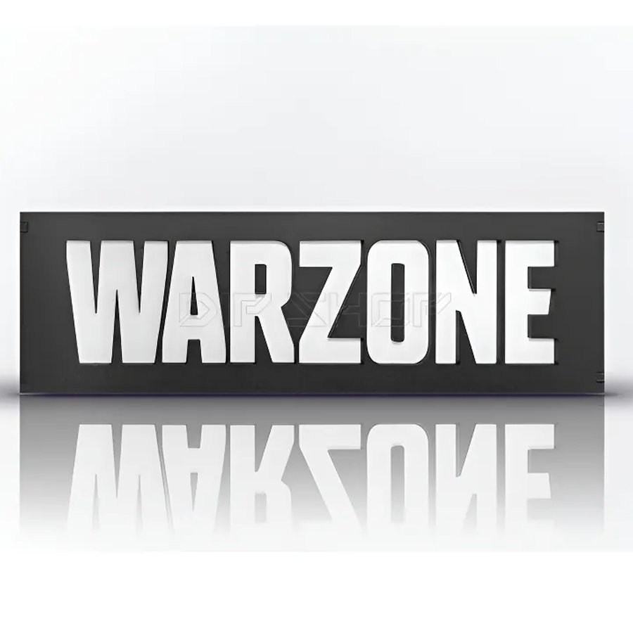 Luminária Gamer Decorativa Warzone Com LED Bivolt
