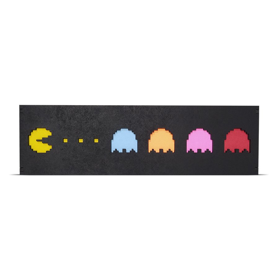 Luminária Geek Do Pacman Jogos Retrô Com LED Para Setup Gamer