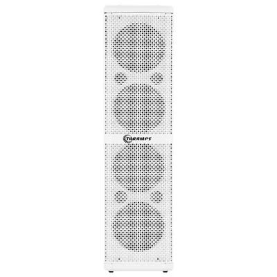 Caixa De Som Acústica Vertical Passiva Taramps 4 " T 400.4 Hf Branco