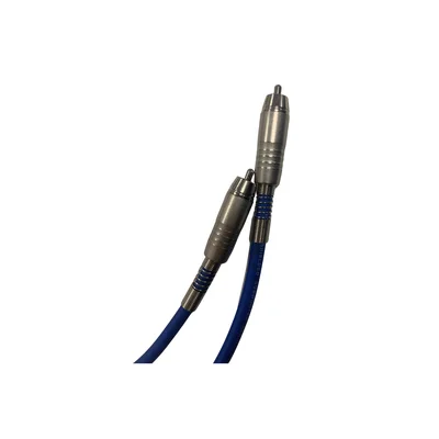 Cabo De Subwoofer Rca Blindagem Dupla Ofhc 50 Ohms - 10 Metros