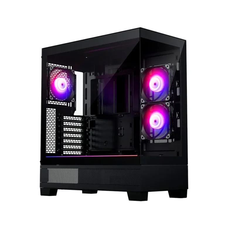 Gabinete Gamer Phanteks Xt View, Mid-tower, Vidro Temp, 3 Fans, Black - Ph-xt523v1_dbk01