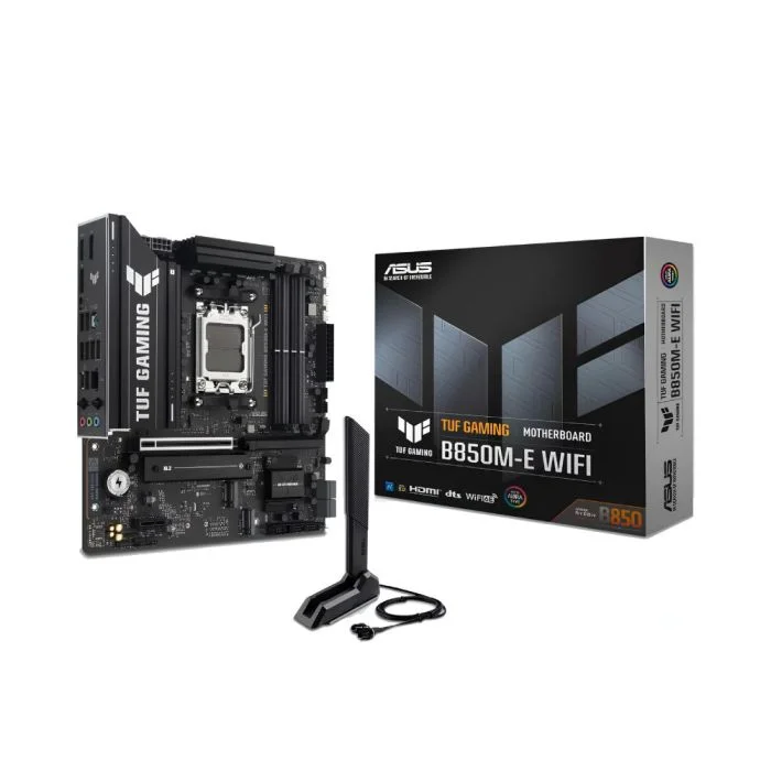 Placa Mãe Asus Tuf Gaming B850m-e Wifi Am5 4xDDR5 Amd B850 Matx