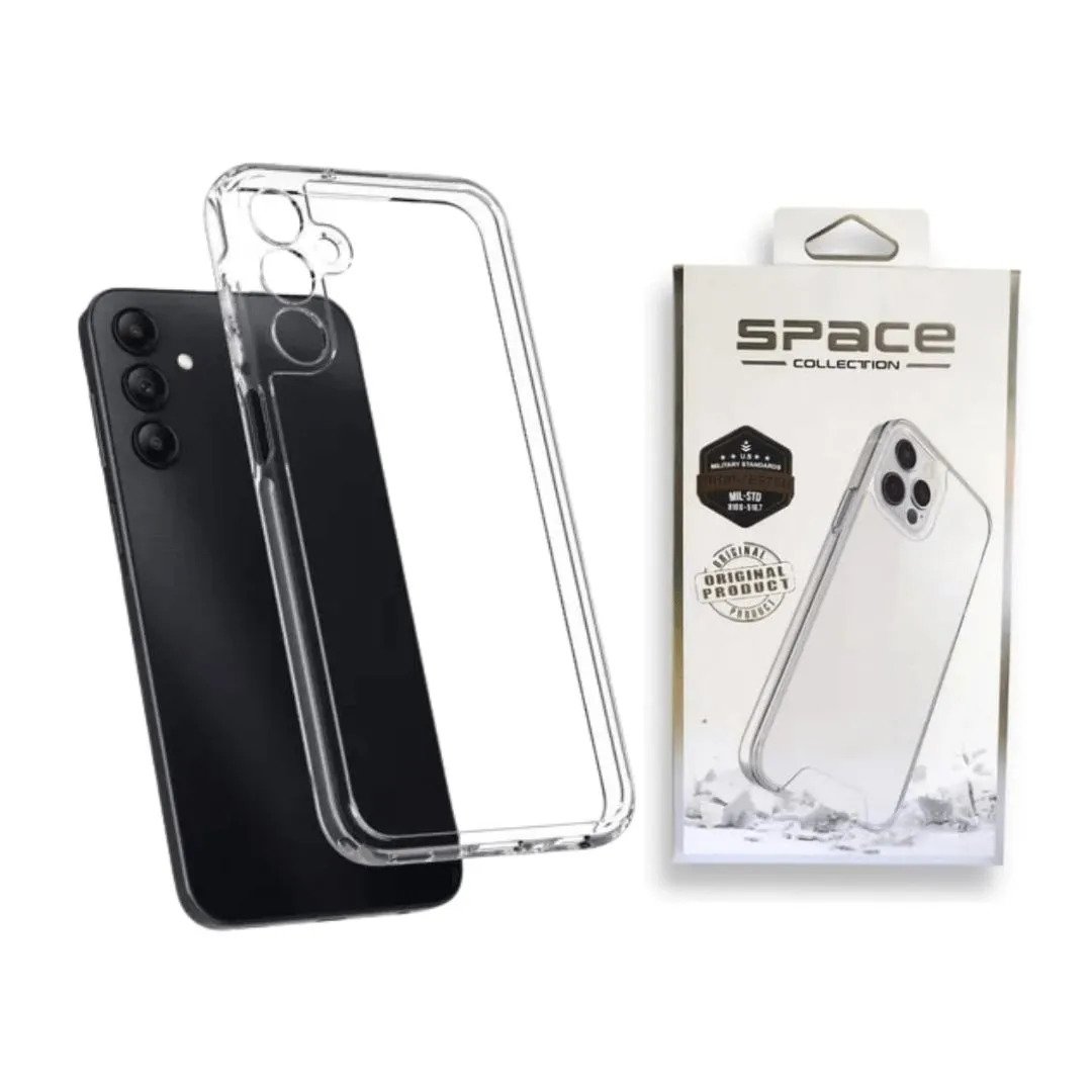 Capa Case Space Transparente + Película 3d De Vidro Para Samsung Galaxy A15