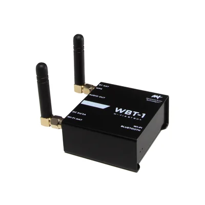 Streaming De Áudio Aat Wbt-1 Estéreo Wifi Bluetooth Preto