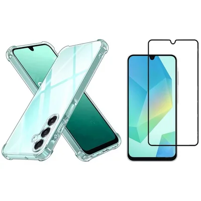 Capa Silicone Tpu + Película 3d De Vidro Para Samsung Galaxy A26