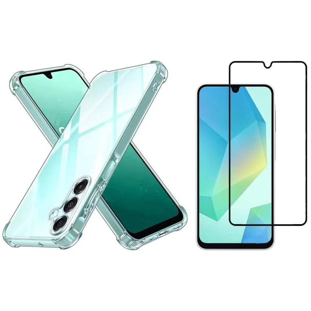 Capa Silicone Tpu + Película 3d De Vidro Para Samsung Galaxy A26
