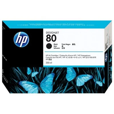 Cartucho De Tinta Hp 80 C4871a Preto | Designjet 1050c 1050m