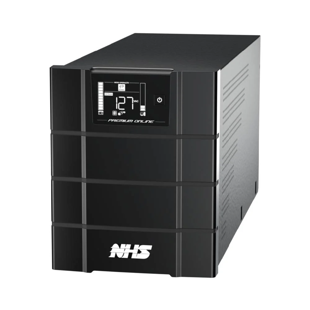 Imagem 3 de 3 do produto Nobreak Nhs Premium On Line Giii 3000va Mono Ent/sai 220v 10x5ah 12v 8 Tomadas - 92.a1.030700