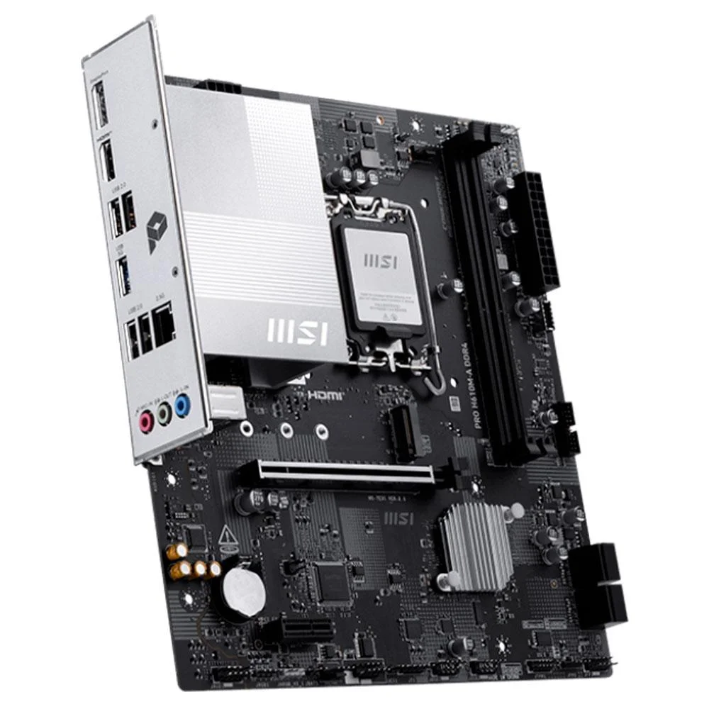 Placa Mae Msi Pro H610m-a Ddr4 LGA 1700 12 13 E 14 Geracao 4