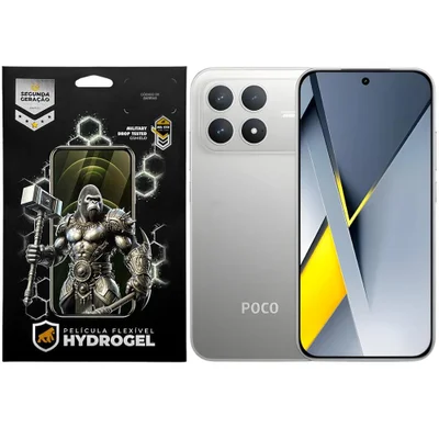 Kit Película Frontal + Traseira Para Xiaomi Poco F8 Pro - Proteção Completa - Gshield