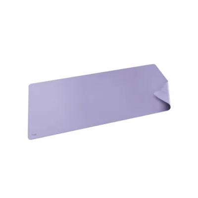 Trust Benya Desk Pad, Xxl,90×43cm, Couro Vegano, Base Antiderrapante, Fino, Roxo