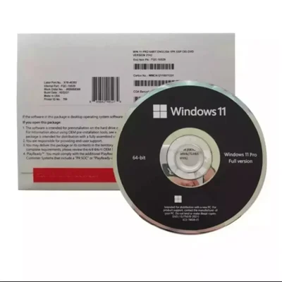 Microsoft Windows 11 Pro 64 Bits - COEM/DVD - Mídia Física - FQC-10520