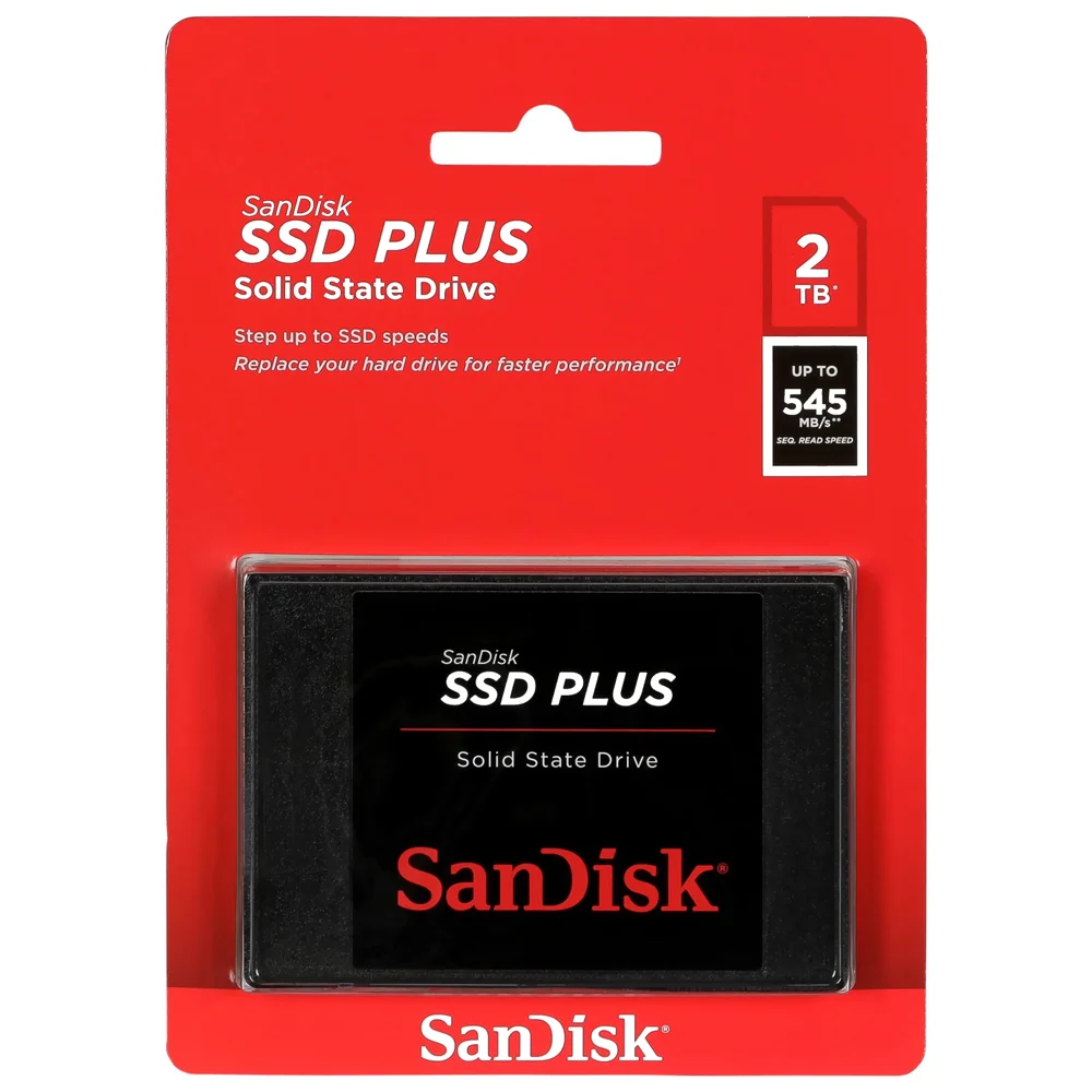 SSD 2TB Sandisk G28 Plus Sata 3 2.5" Sdssda-2t00-g28 545/515 Mb/s