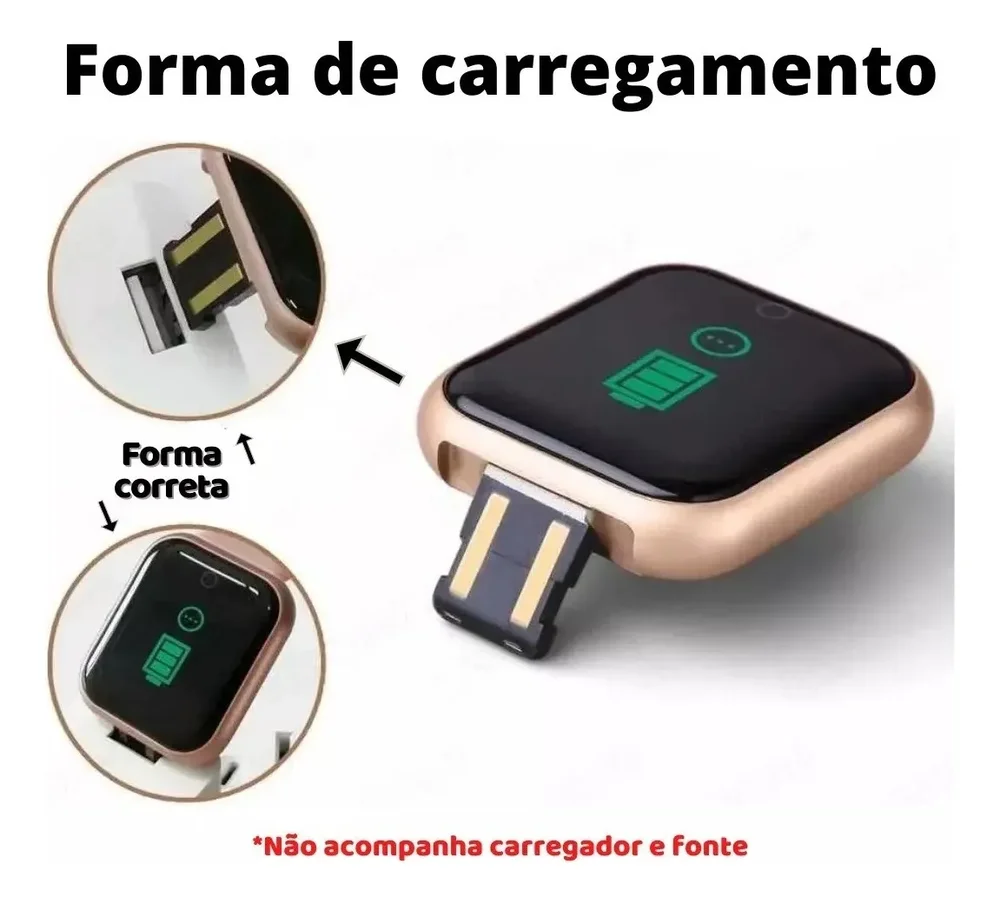 Relógio Inteligente Smartwatch D20 – Monitor De Saúde, Notificações E Esportes Relógio Inteligente... 6