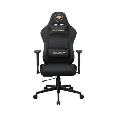 Cadeira Gamer Cougar Prime Gold Preto E Dourada Até 120kg - Cgr-prm-glb