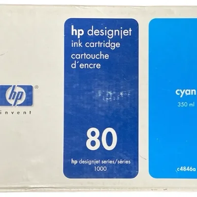 Cartucho Hp 80 C4846a Cyan 350ml Designjet 1050 1055 Lacrado