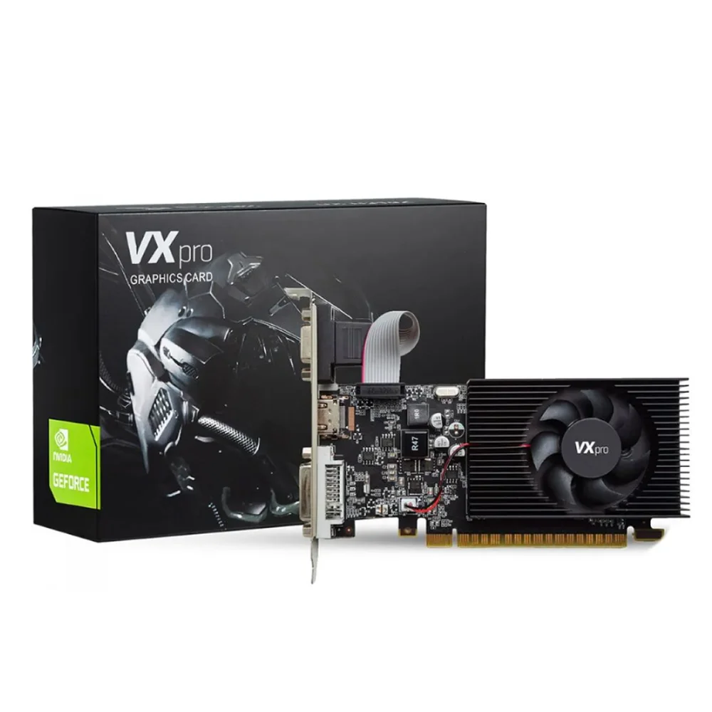 Placa De Video 4gb Gt730 Ddr3 64bit Vga/dvi/hdmi Vxgt730-4gd3-a Vxpro 4