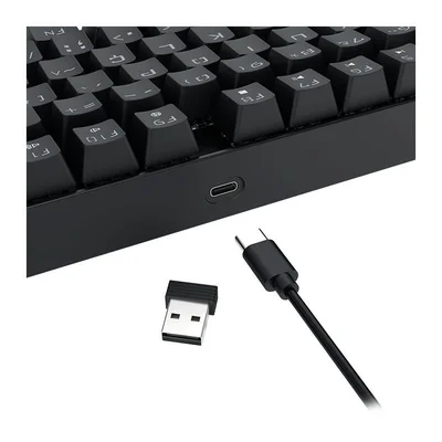 Teclado Mecanico Gamer Redragon Kumara Elite Rainbow, Wireless, Switch Blue, Preto - K552-krs