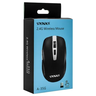 Mouse Sem Fio Satellite A-35g Ate 1.600 Dpi - Preto
