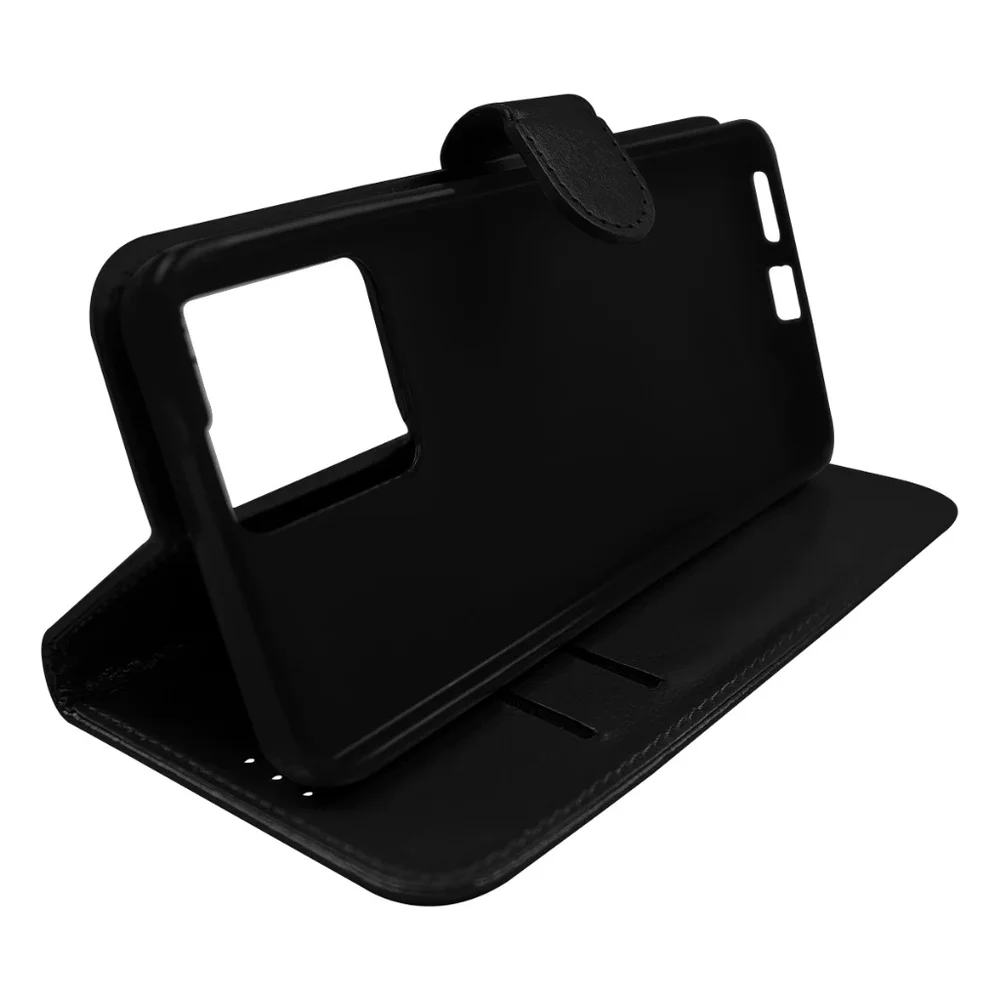 Imagem 2 de 5 do produto Capa Capinha Carteira Flip Case Para Moto Edge 60 Pro 5g Preto