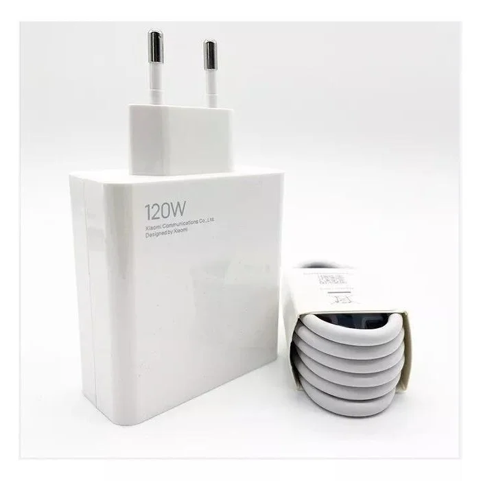 Imagem 2 de 4 do produto Carregador Turbo 120w Com Cabo ? Ultra Rápido E Seguro