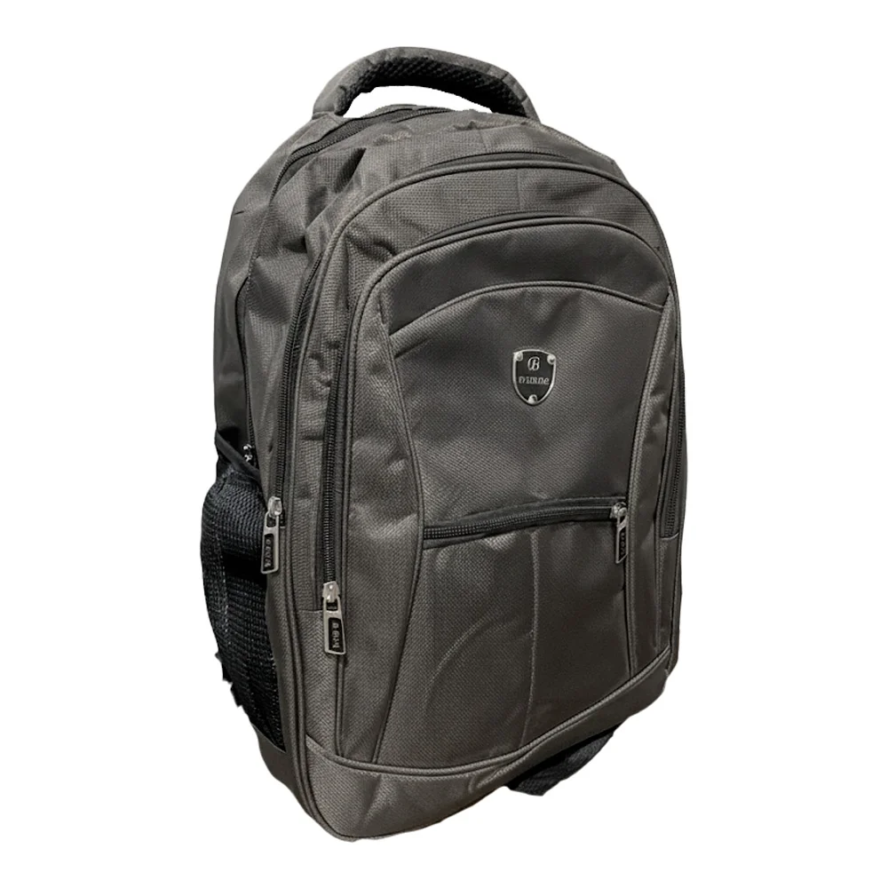 Imagem 3 de 4 do produto Mochila Cinza Impermeável Usb Fone Notebook 40l Escolar Viagem - B Bom