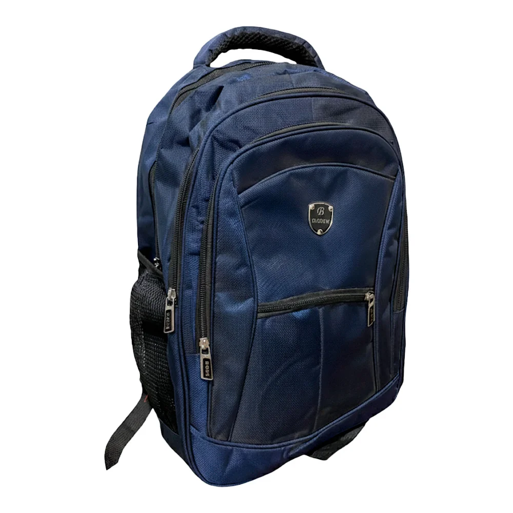 Imagem 3 de 4 do produto Mochila Azul Impermeável Usb Fone Notebook 40l Escolar Viagem - B Bom