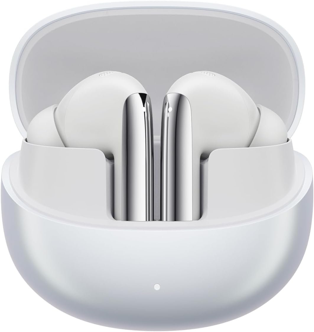 Fone De Ouvido Qcy Melobuds Pro (ht08) Branco - Bluetooth 5.3, Anc Híbrido Hi-res, Ldac,