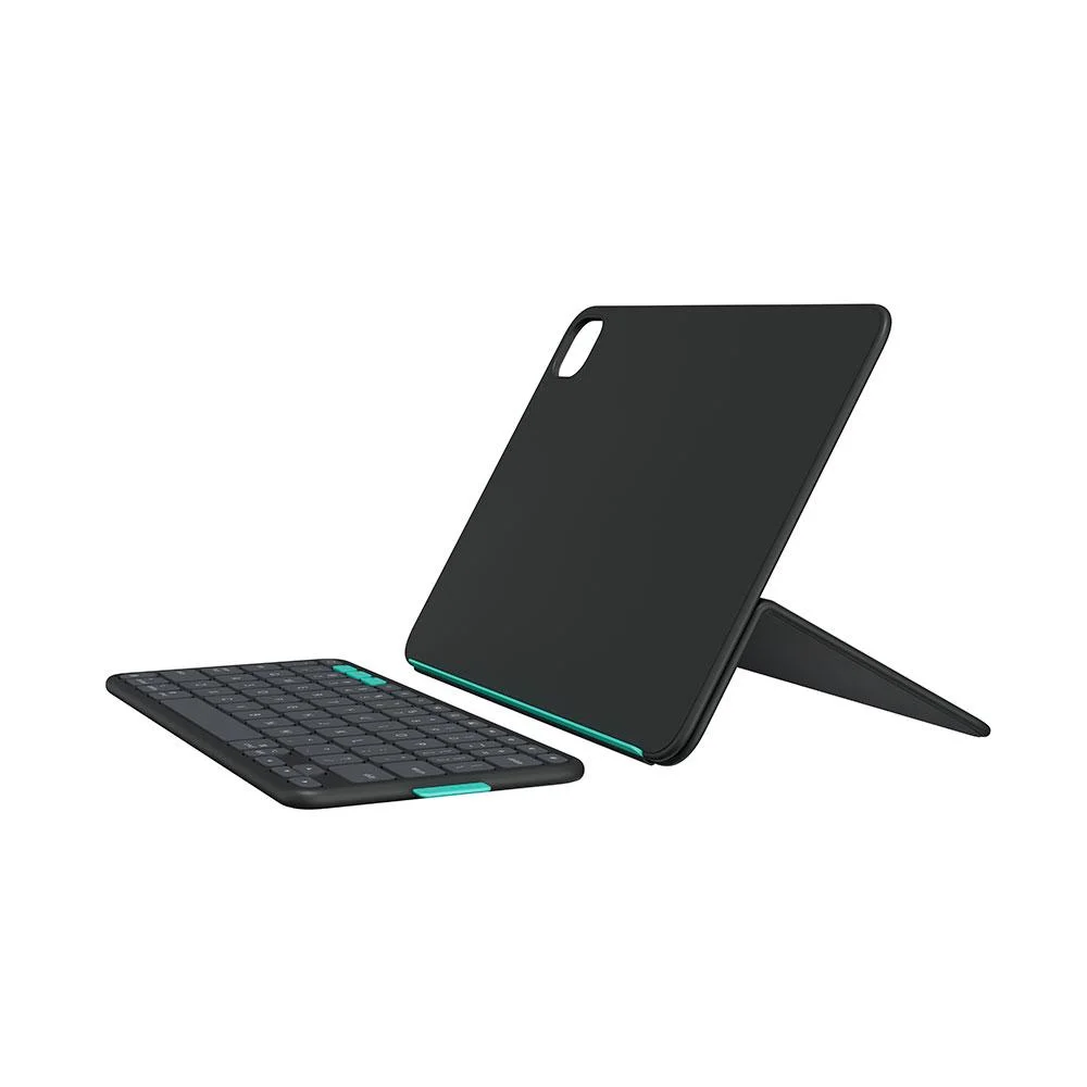 Imagem 4 de 4 do produto Capa Com Teclado Logitech Flip P/ Ipad Pro 11 (m4) E Ipadi Air (m2 M3) Grafite - 920-013369