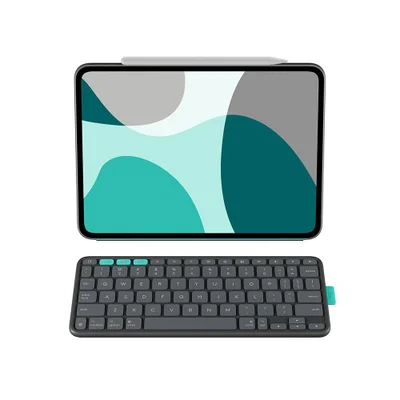 Capa Com Teclado Logitech Flip P/ Ipad Pro 13 (m4) E Ipadi Air 13 (m2 M3) Grafite -  920-013367