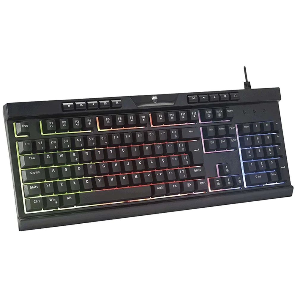 Imagem 3 de 5 do produto Teclado Gamer Multimídia Rainbow Maketech Vipper Gmt-500