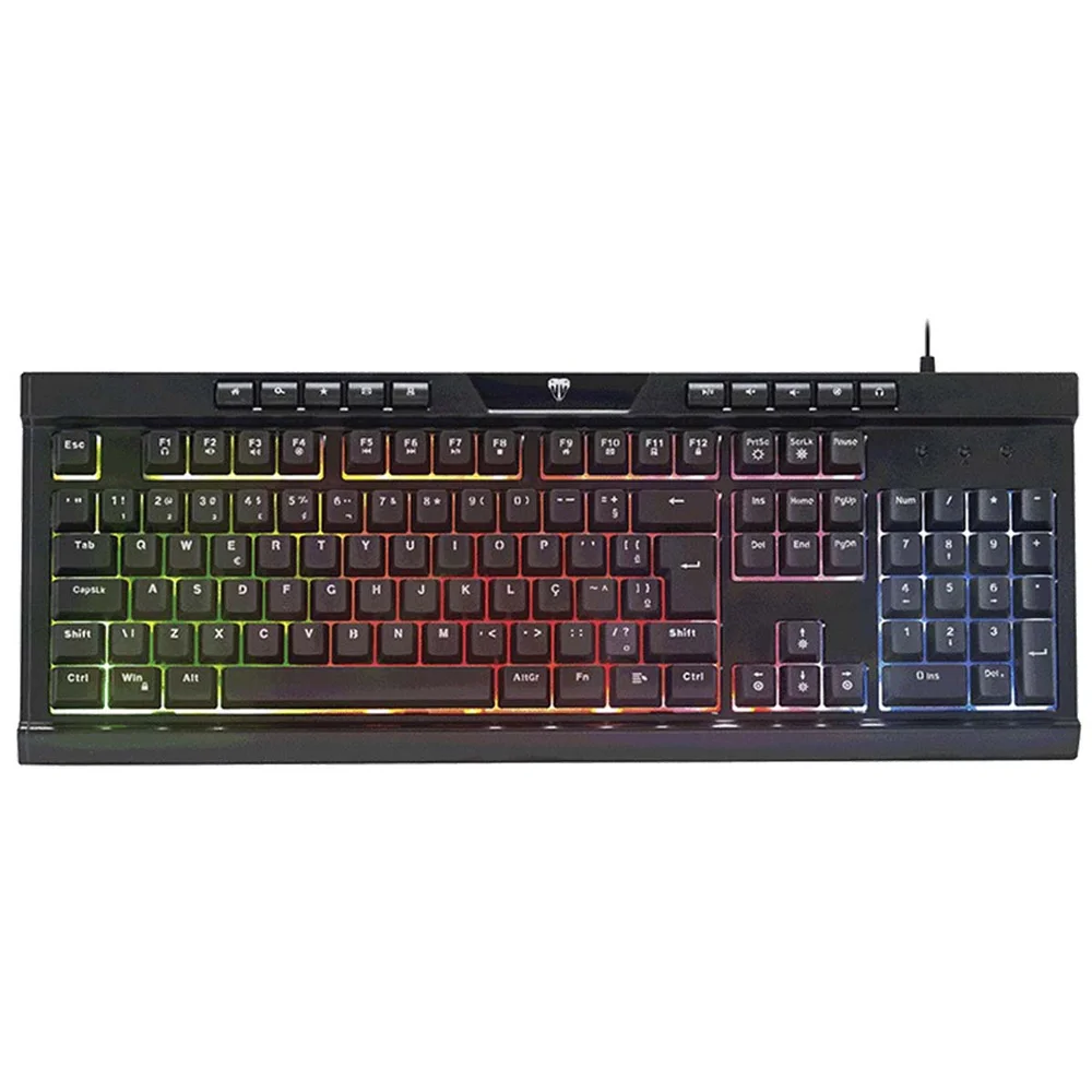 Imagem 4 de 5 do produto Teclado Gamer Multimídia Rainbow Maketech Vipper Gmt-500